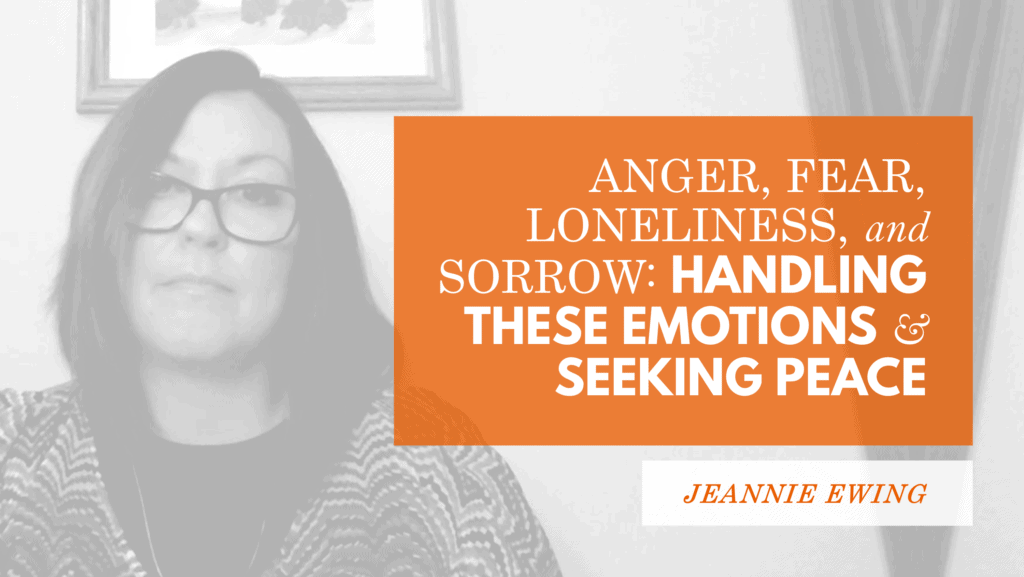 Anger, Fear, Loneliness and Sorrow