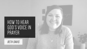 How to hear god's voice in prayer